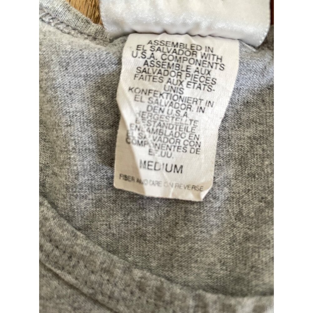 VTG  Walt Disney World Mickey Mouse Tank Top Womens M Gray 90s - Picture 4 of 6